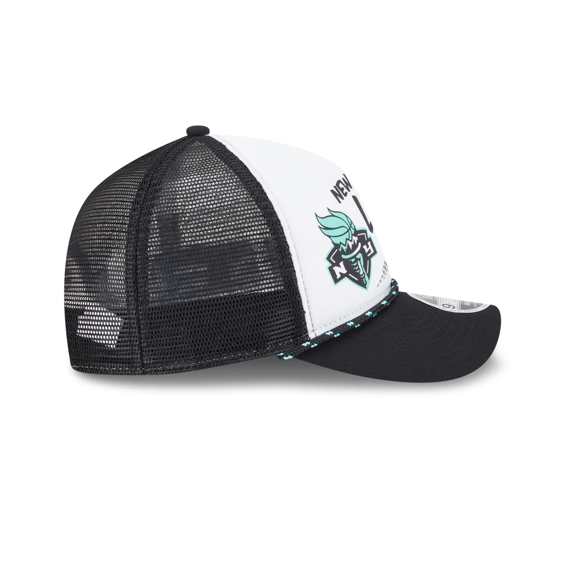 New York Liberty 2025 All-Star Game 9FORTY M-Crown A-Frame Trucker Hat sold by New Era product image thumbnail 5