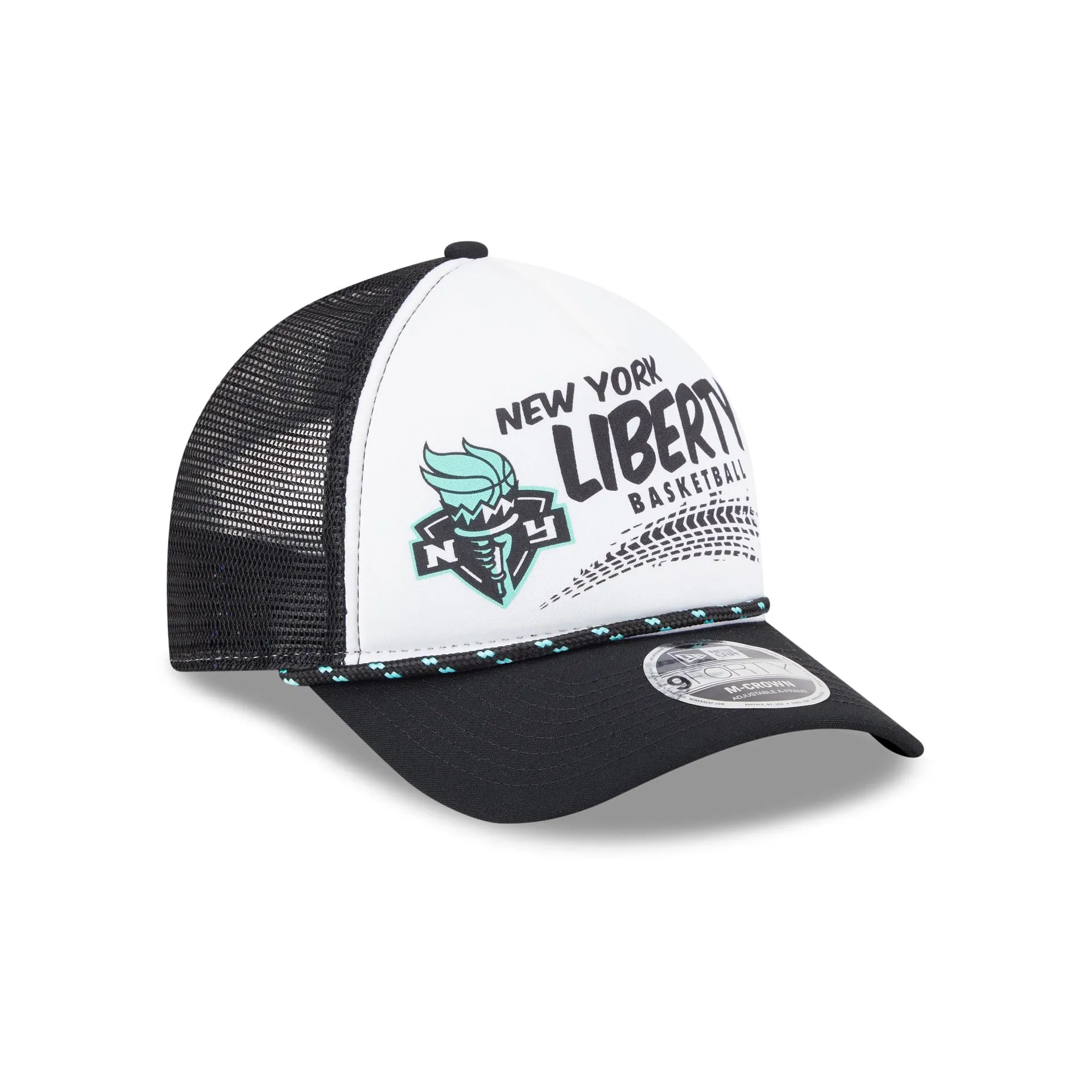 New York Liberty 2025 All-Star Game 9FORTY M-Crown A-Frame Trucker Hat sold by New Era product image thumbnail 3