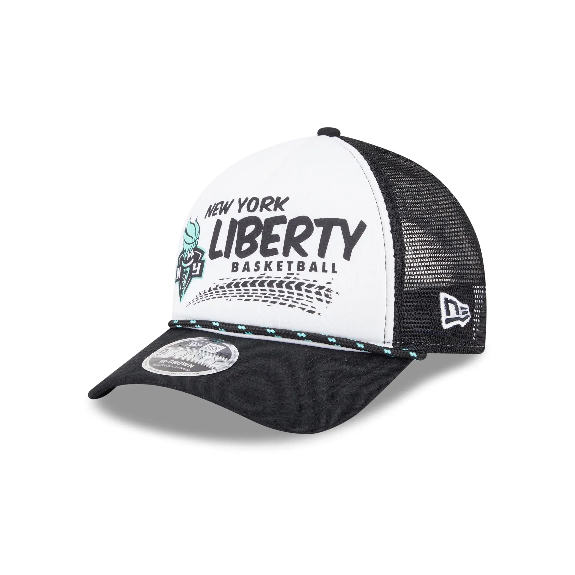 New York Liberty 2025 All-Star Game 9FORTY M-Crown A-Frame Trucker Hat sold by New Era