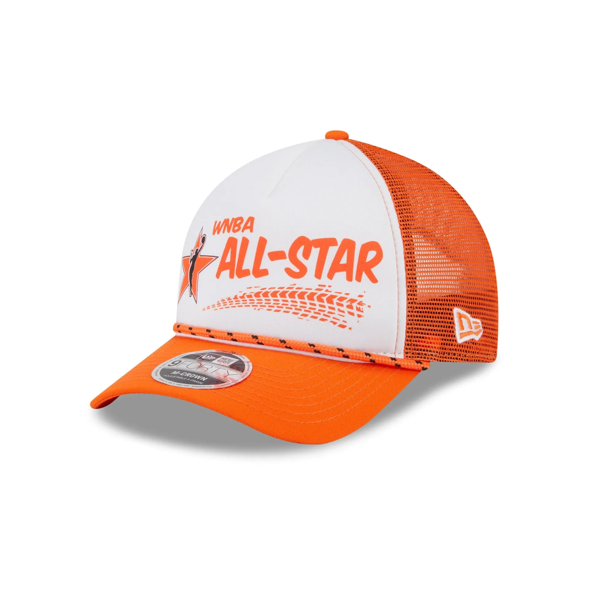 WNBA 2025 All-Star Game 9FORTY M-Crown A-Frame Trucker Hat sold by New Era