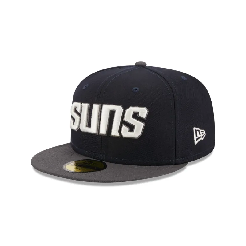 Phoenix Suns Navy Crown 59FIFTY Fitted Hat made by New Era