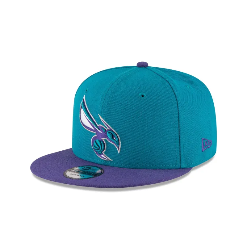 Charlotte Hornets Basic Two Tone 9FIFTY Snapback Hat sold by New Era