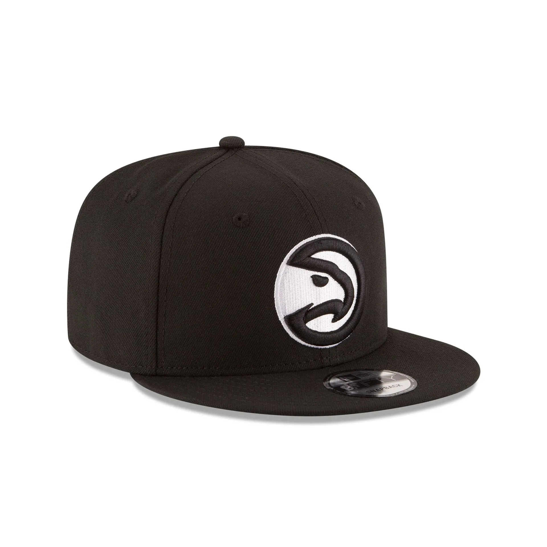 Atlanta Hawks Basic Black & White 9FIFTY Snapback Hat sold by New Era product image thumbnail 3