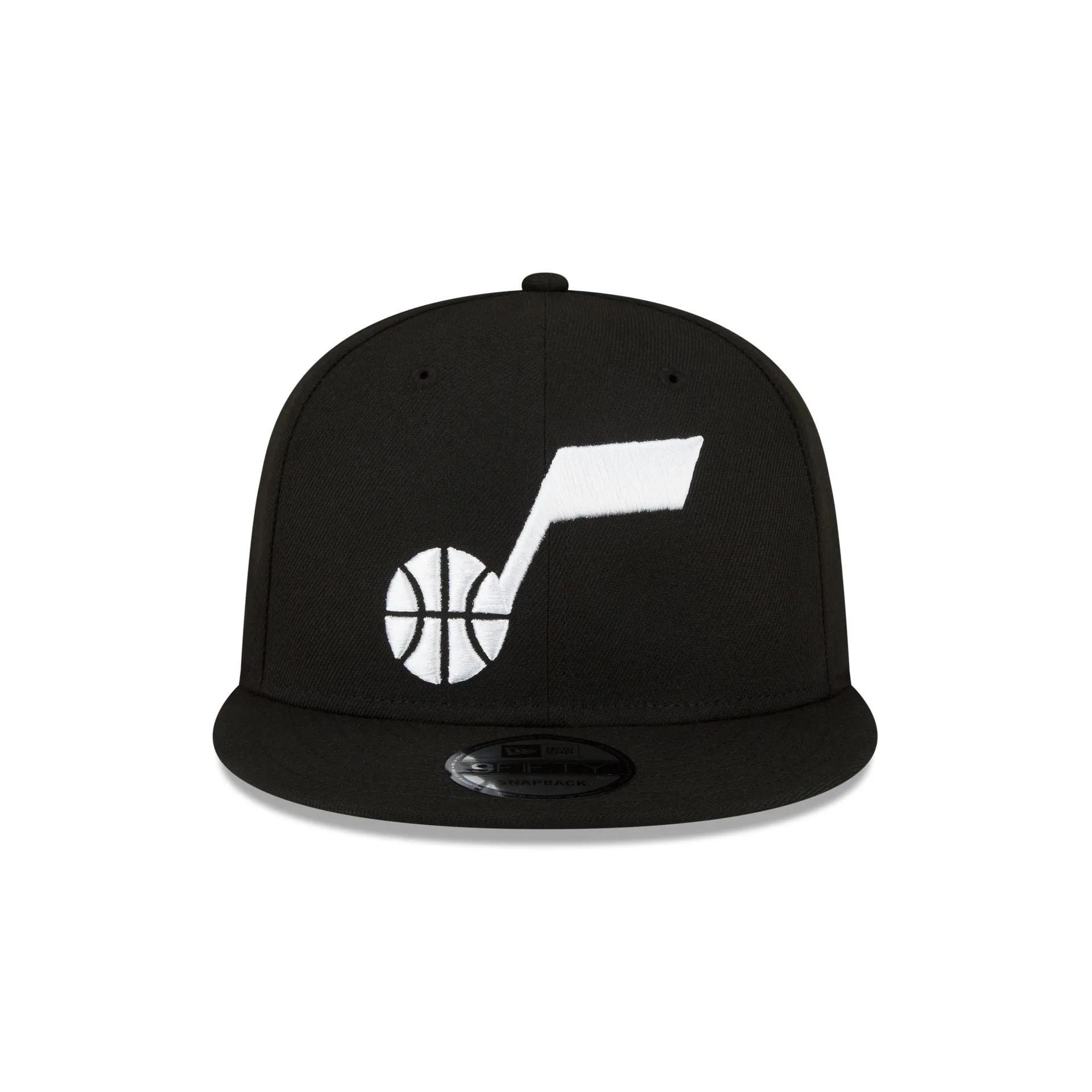 Utah Jazz Basic Black & White 9FIFTY Snapback Hat sold by New Era product image thumbnail 2
