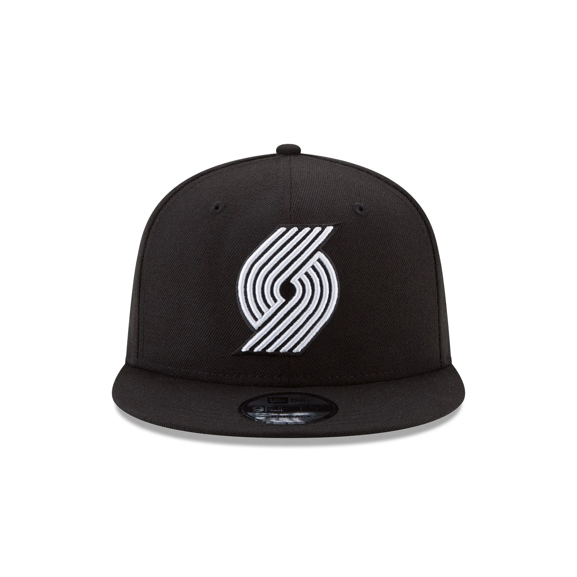 Portland Trail Blazers Basic Black & White 9FIFTY Snapback Hat sold by New Era product image thumbnail 2