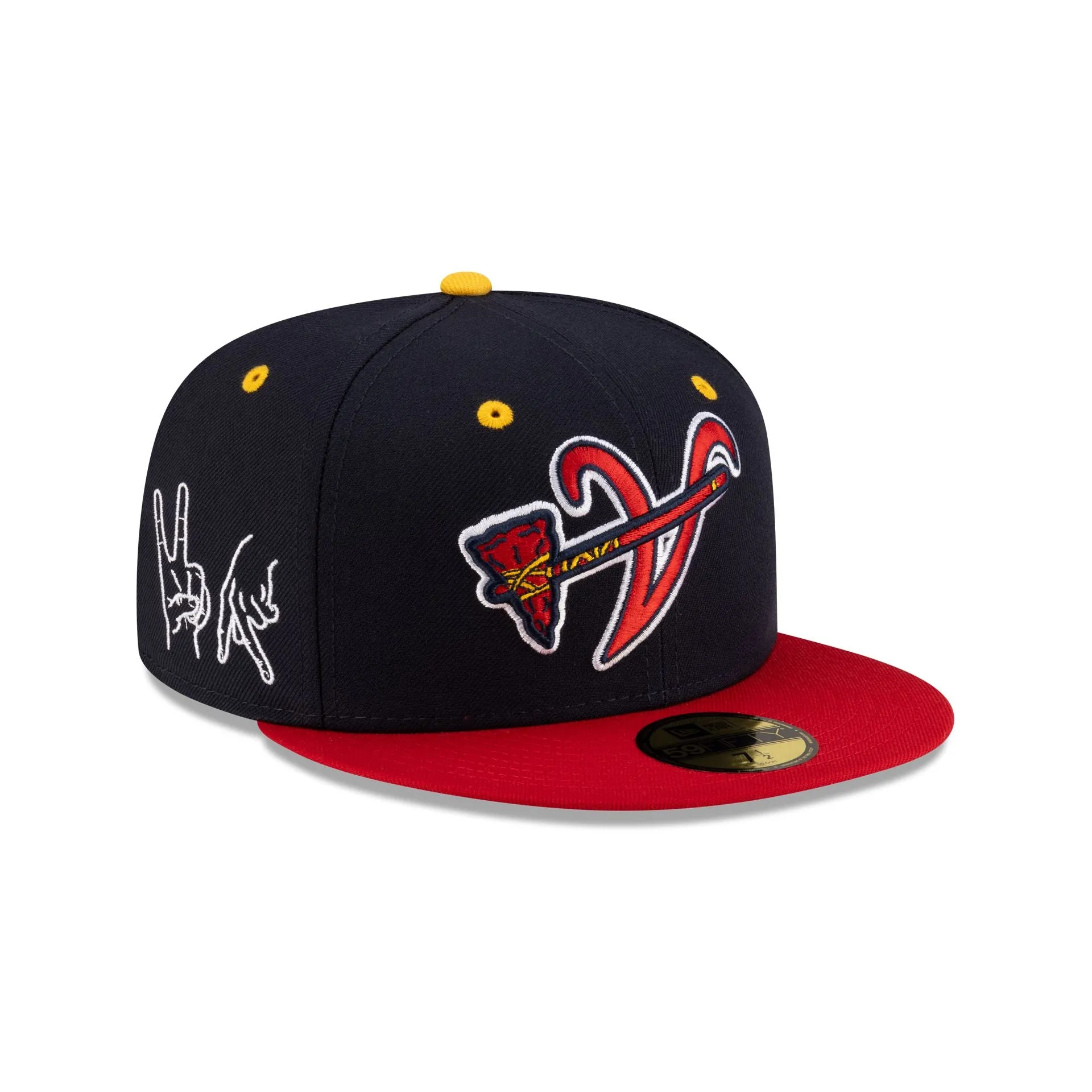 Usher x Atlanta Braves 59FIFTY Fitted Hat sold by New Era