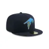 Myrtle Beach Pelicans Theme Night Navy 59FIFTY Fitted Hat sold by New Era