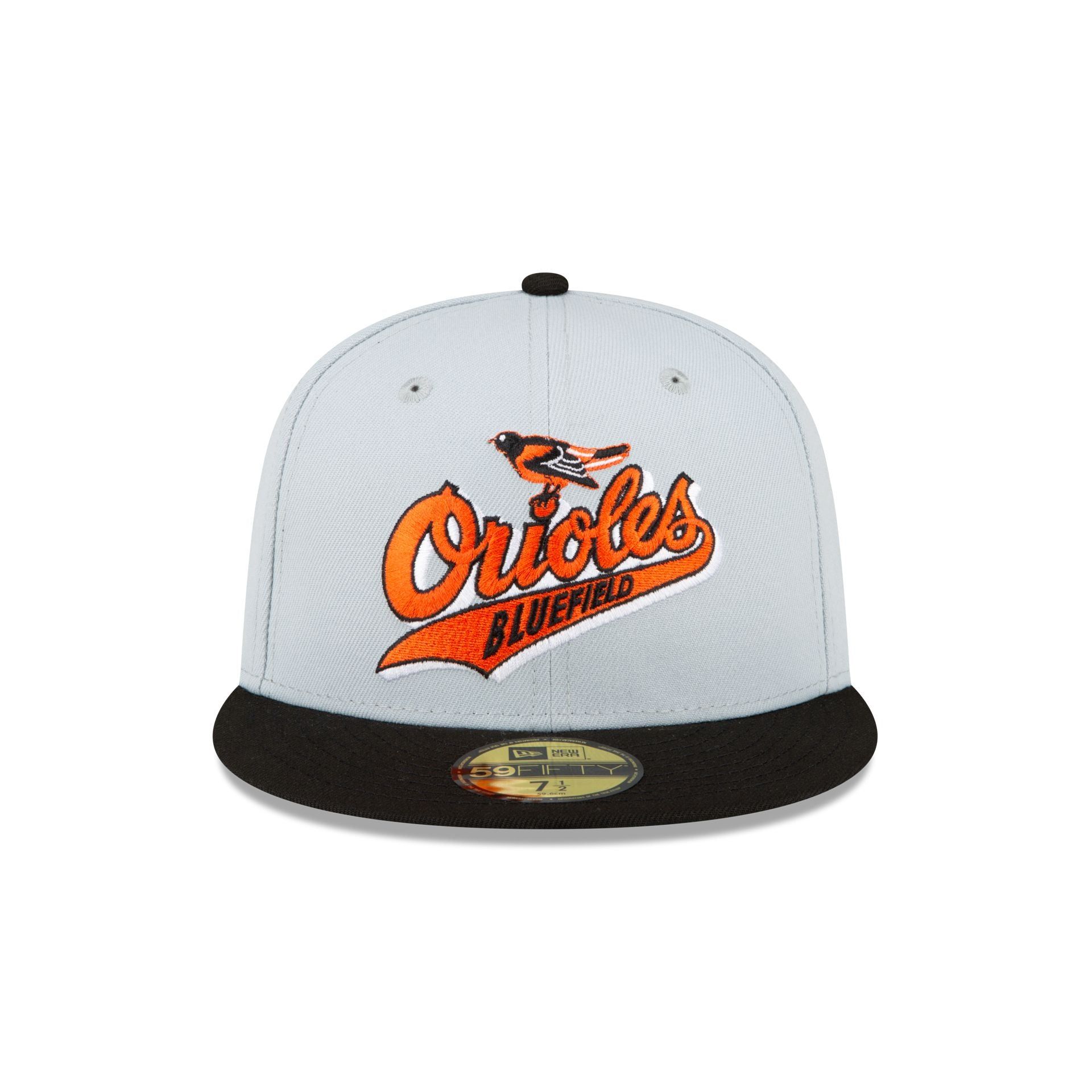 Bluefield Orioles Gray 59FIFTY Fitted Hat sold by New Era product image thumbnail 2