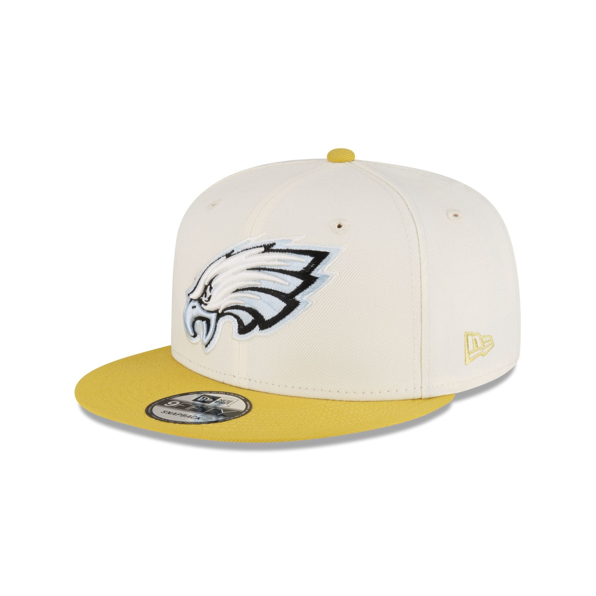 Philadelphia Eagles Chartreuse Chrome 9FIFTY Snapback Hat sold by New Era