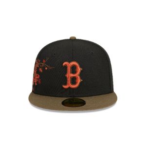Boston Red Sox Rustic Fall 59FIFTY Fitted Hat sold by New Era