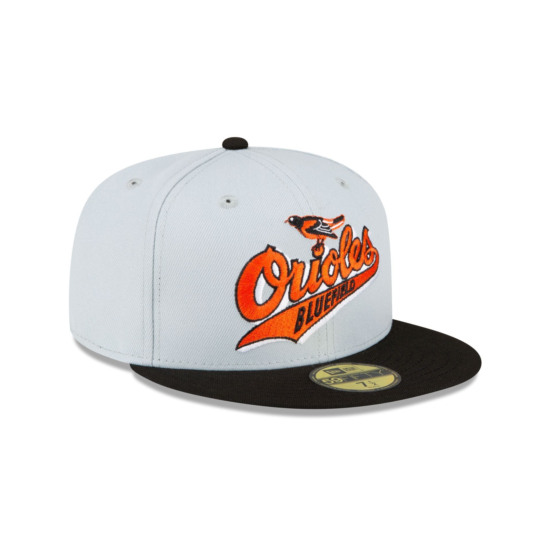 Bluefield Orioles Gray 59FIFTY Fitted Hat sold by New Era product image thumbnail 3
