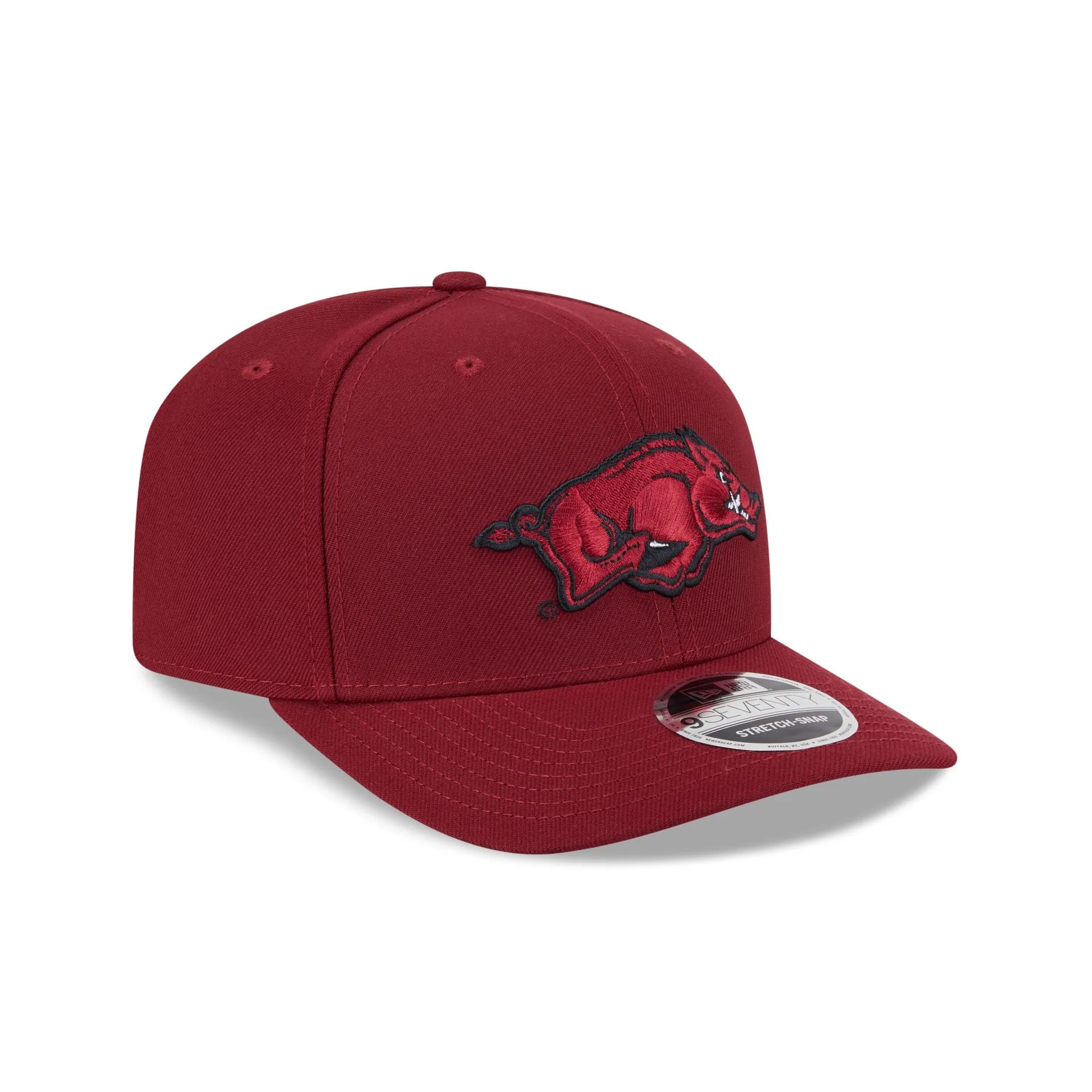 Arkansas Razorbacks Team 9SEVENTY Stretch-Snap Hat sold by New Era product image thumbnail 3