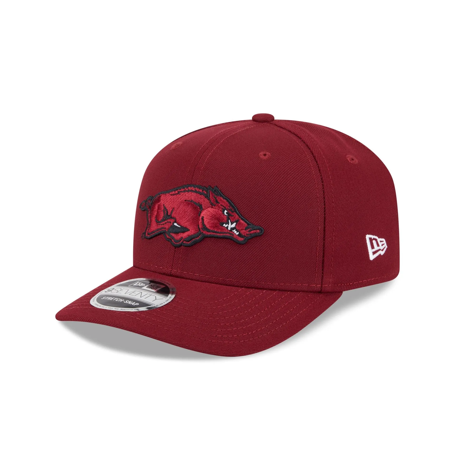 Arkansas Razorbacks Team 9SEVENTY Stretch-Snap Hat sold by New Era