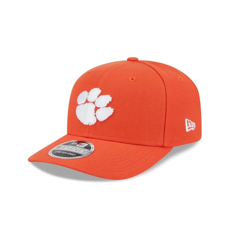 Clemson Tigers Team 9SEVENTY Stretch-Snap Hat sold by New Era