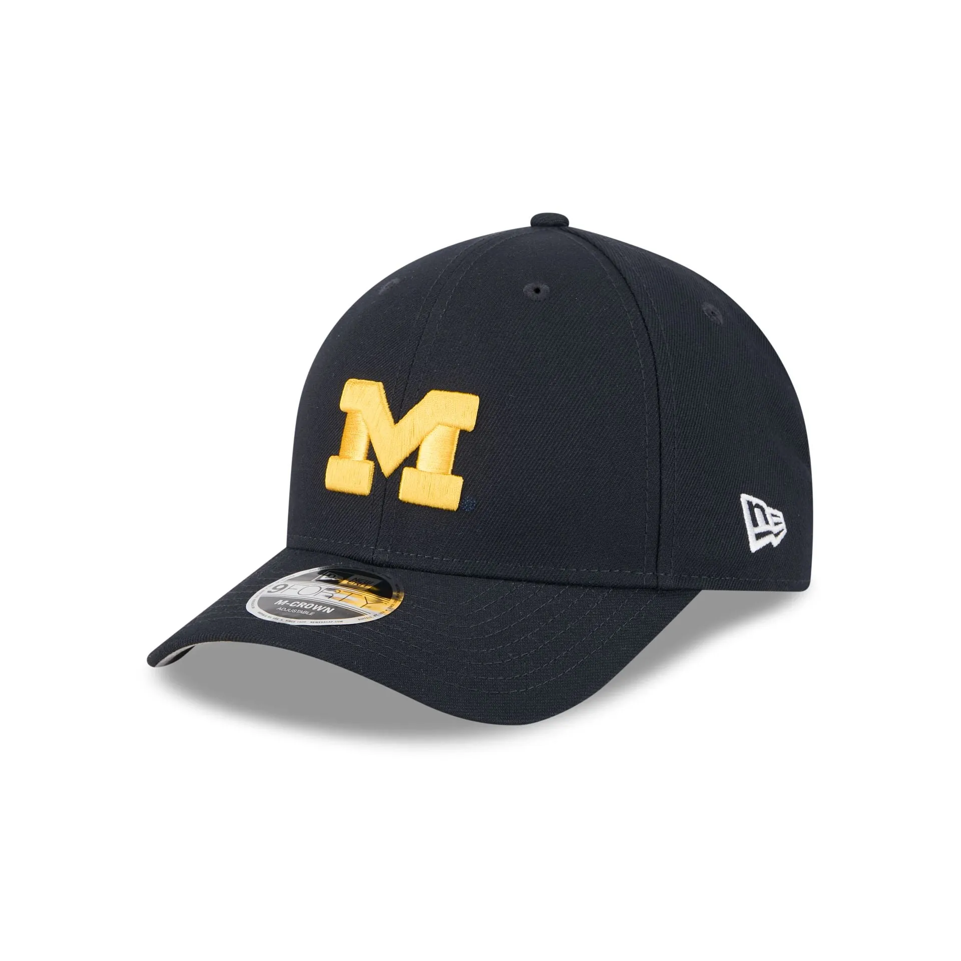 Michigan Wolverines Team 9FORTY M-Crown Snapback Hat sold by New Era