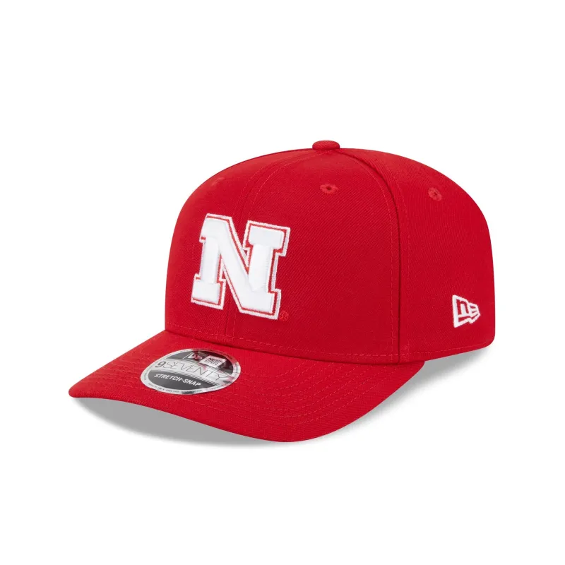 Nebraska Cornhuskers Team 9SEVENTY Stretch-Snap Hat sold by New Era