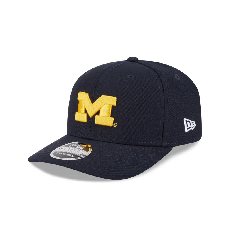 Michigan Wolverines Team 9SEVENTY Stretch-Snap Hat sold by New Era