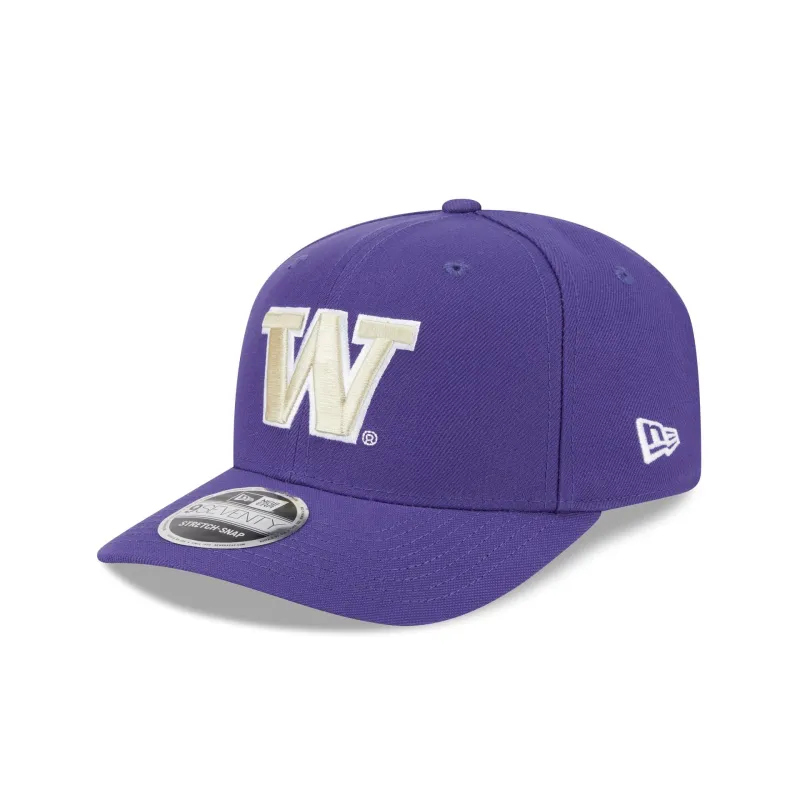 Washington Huskies Purple Team 9SEVENTY Stretch-Snap Hat sold by New Era