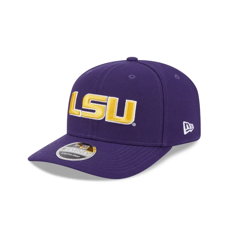 LSU TIGERS Purple Team 9SEVENTY Stretch-Snap Hat sold by New Era