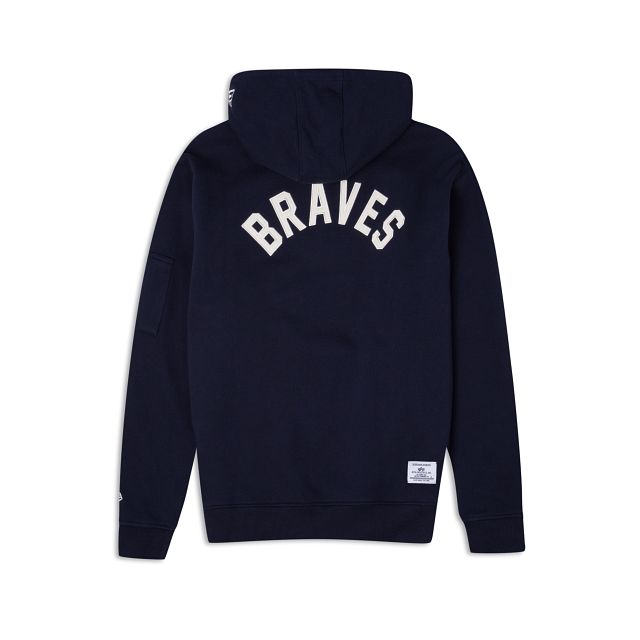 Alpha Industries X Atlanta Braves Zipper Hoodie sold by New Era product image thumbnail 2