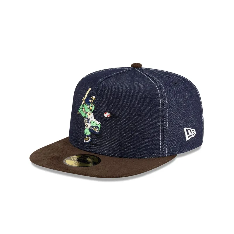 Houston Astros Houston Pack Denim Orbit 59FIFTY A-Frame Fitted Hat sold by New Era