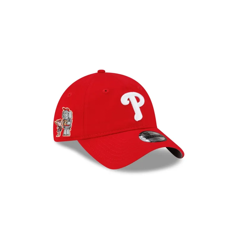 Hidden Pigeon x Philadelphia Phillies Youth 9TWENTY Adjustable Hat made by New Era