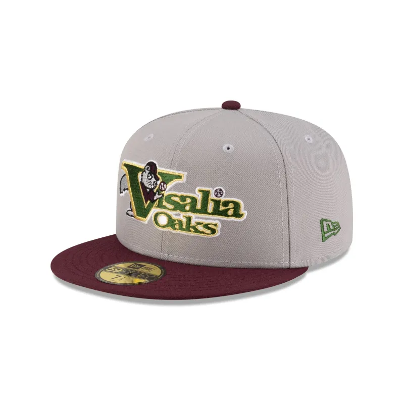 Just Caps Hometown Visalia Oaks 59FIFTY Fitted Hat sold by New Era