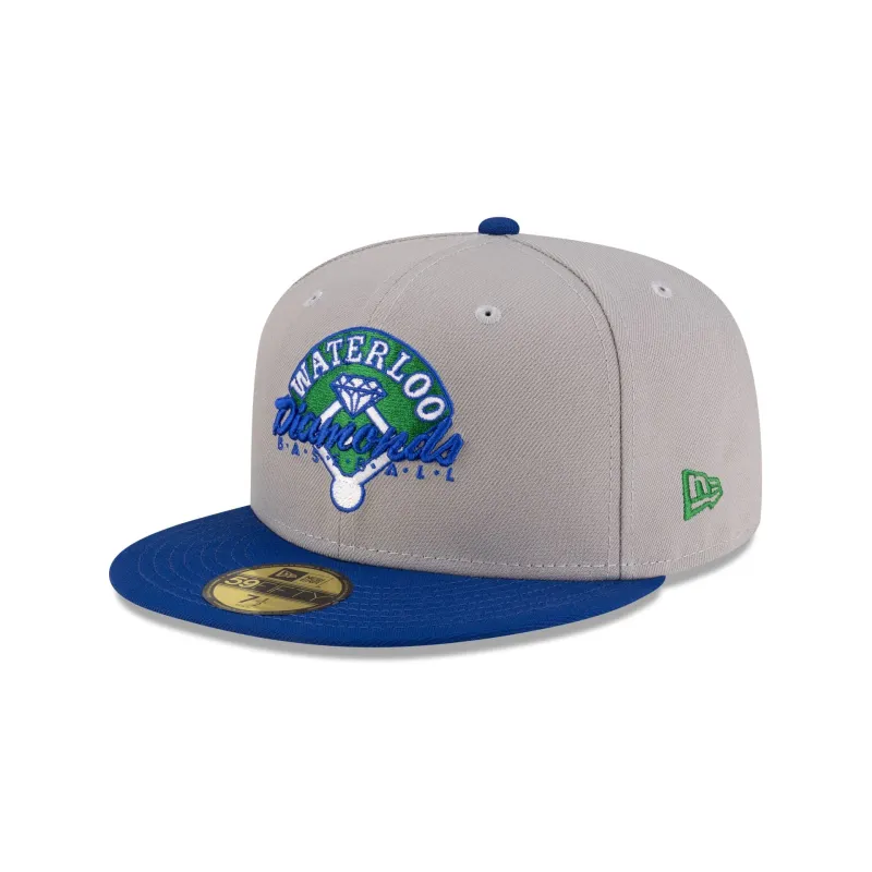 Just Caps Hometown Waterloo Diamonds 59FIFTY Fitted Hat sold by New Era