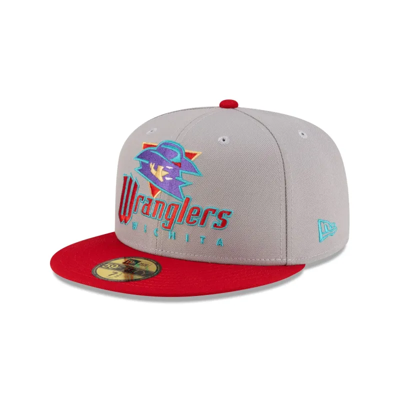Just Caps Hometown Wichita Wranglers 59FIFTY Fitted Hat sold by New Era