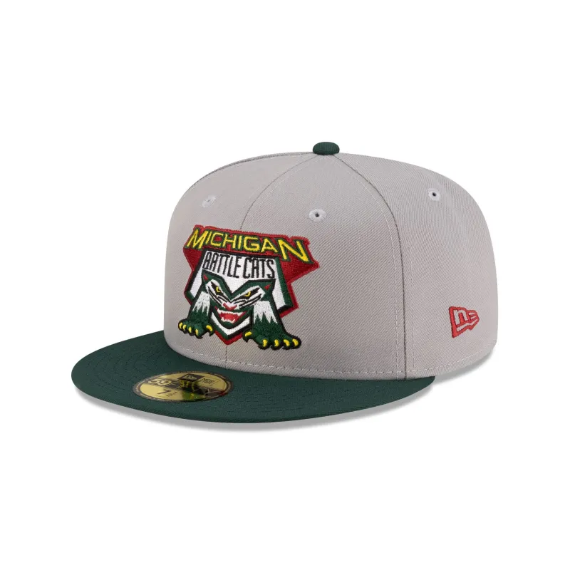 Just Caps Hometown Michigan Battle Cats 59FIFTY Fitted Hat sold by New Era