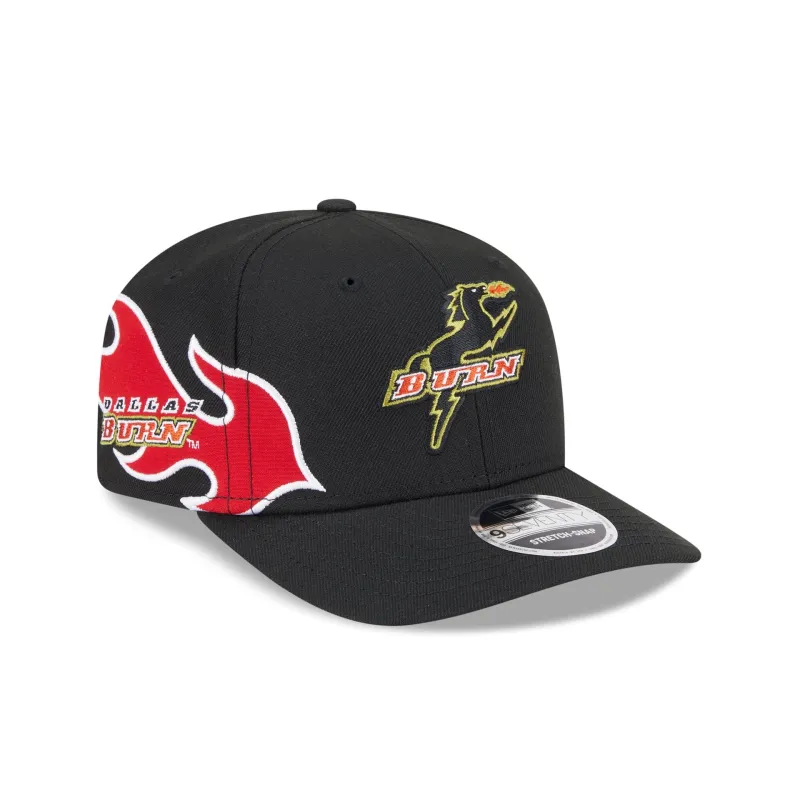 FC Dallas 2025 Jersey Hook Black 9SEVENTY Stretch-Snap Hat sold by New Era