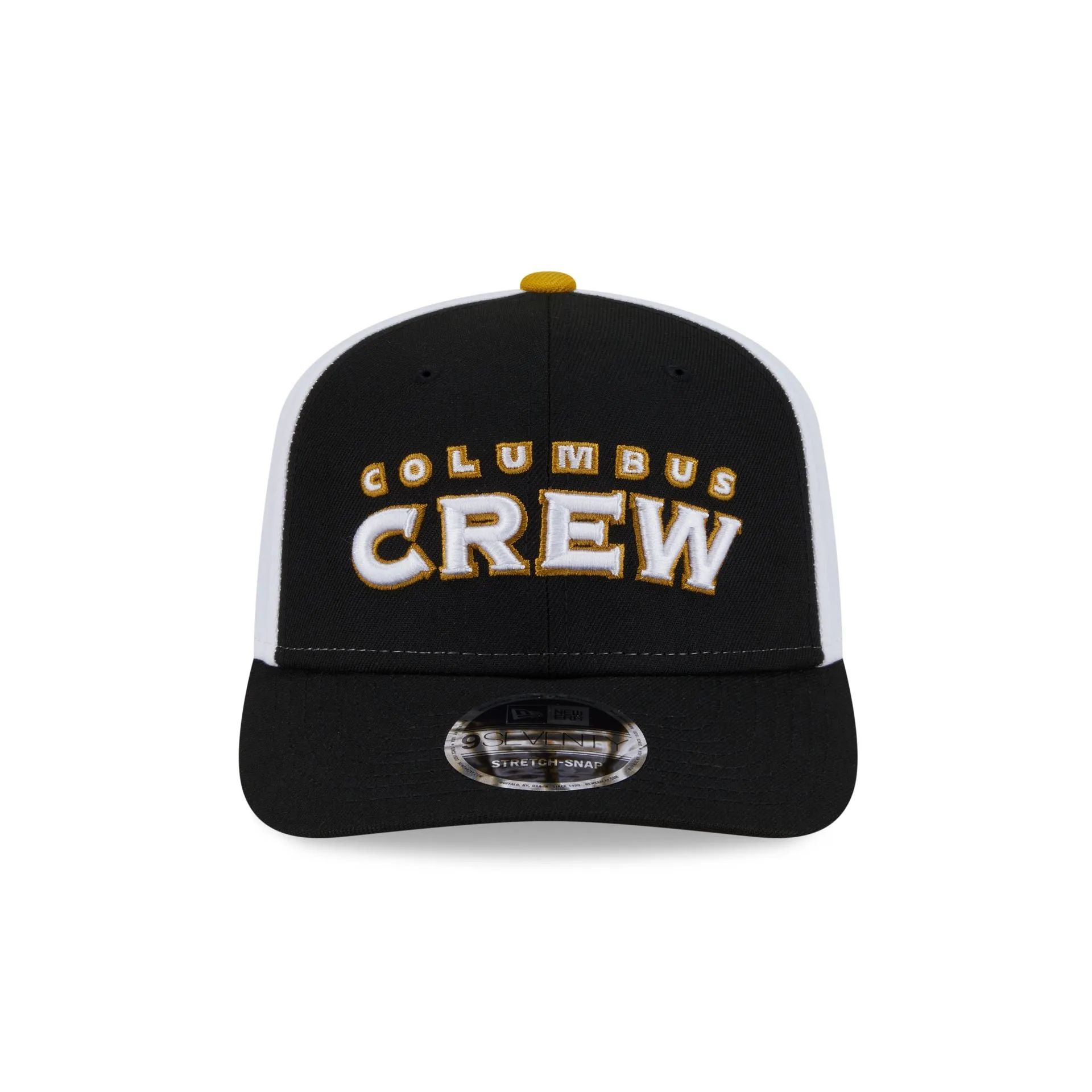 Columbus Crew 2025 Jersey Hook Black 9SEVENTY Stretch-Snap Hat sold by New Era product image thumbnail 2