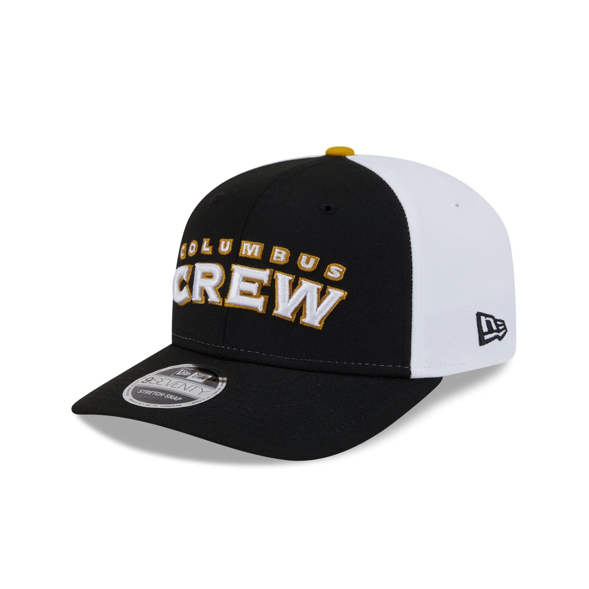 Columbus Crew 2025 Jersey Hook Black 9SEVENTY Stretch-Snap Hat sold by New Era product image thumbnail 3