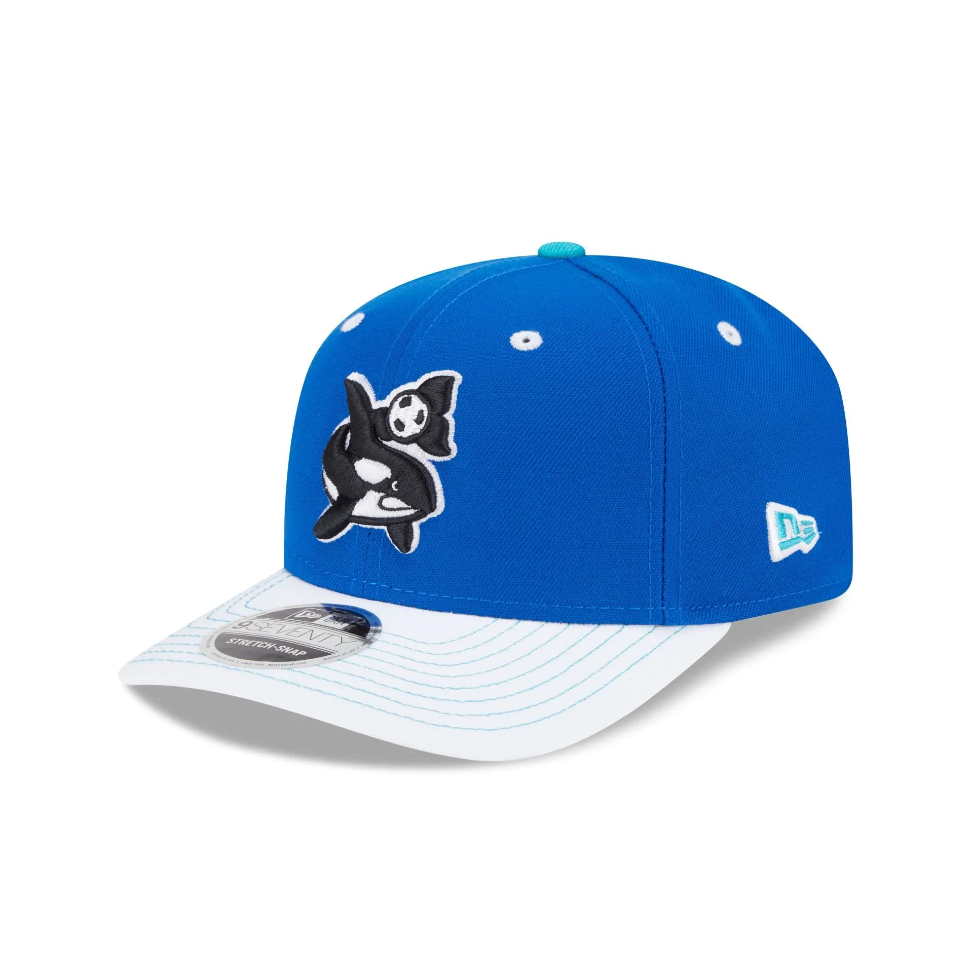 Seattle Sounders 2025 Jersey Hook Blue 9SEVENTY Stretch-Snap Hat sold by New Era product image thumbnail 3