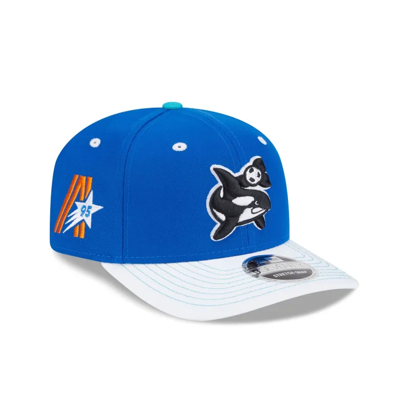 Seattle Sounders 2025 Jersey Hook Blue 9SEVENTY Stretch-Snap Hat sold by New Era