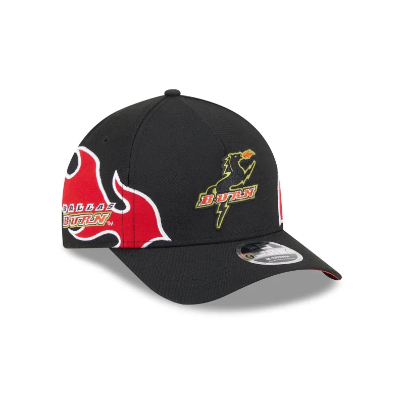 FC Dallas 2025 Jersey Hook Black 9FORTY M-Crown A-Frame Snapback Hat sold by New Era