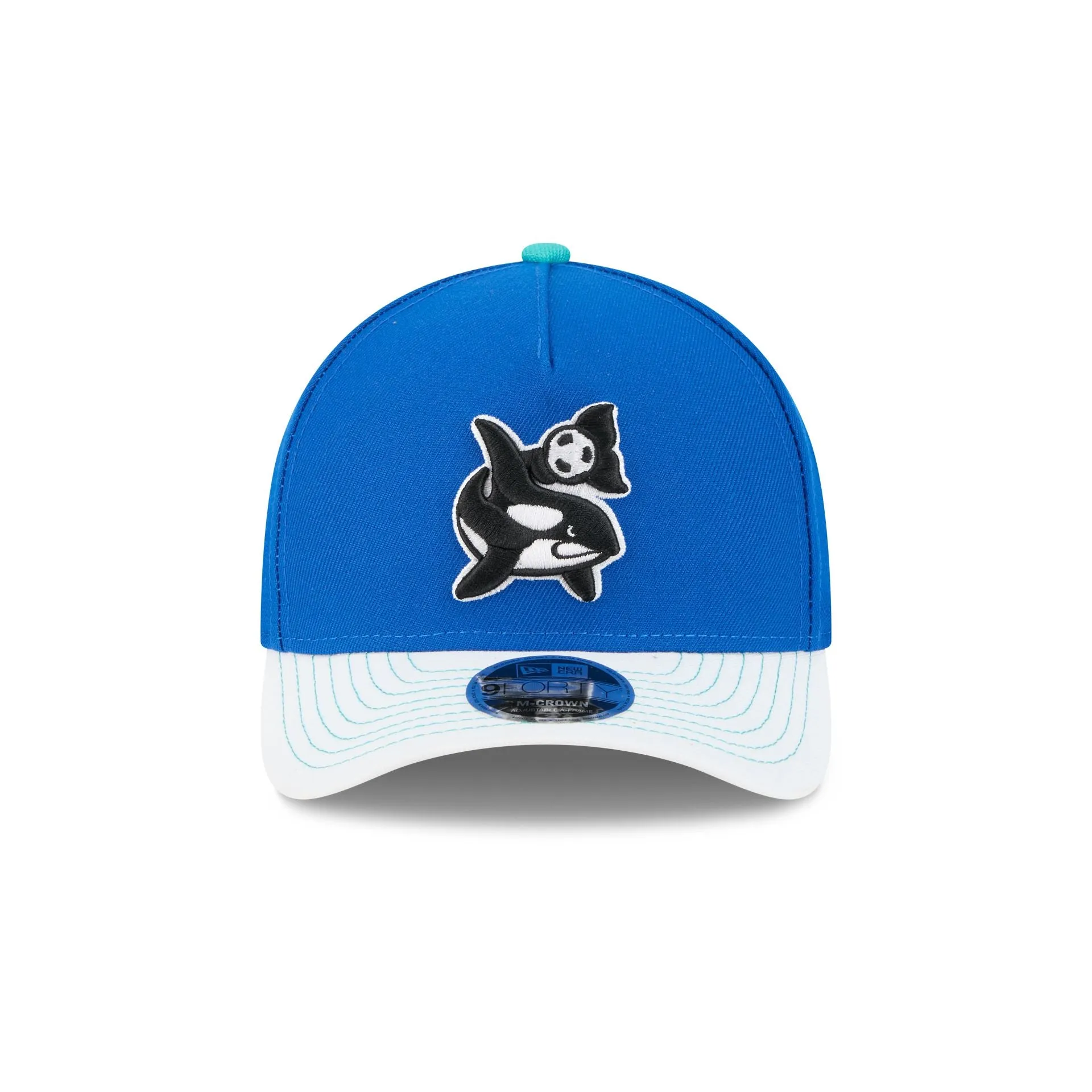 Seattle Sounders 2025 Jersey Hook Blue 9FORTY M-Crown A-Frame Snapback Hat sold by New Era product image thumbnail 2