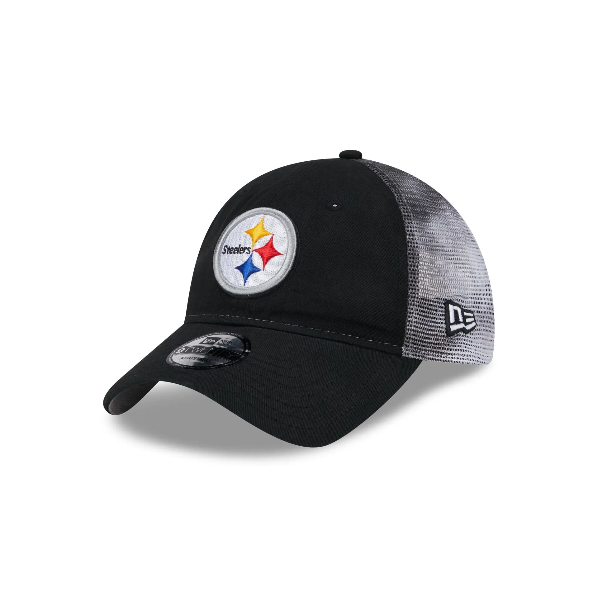 Pittsburgh Steelers Slick 9TWENTY Trucker Hat sold by New Era