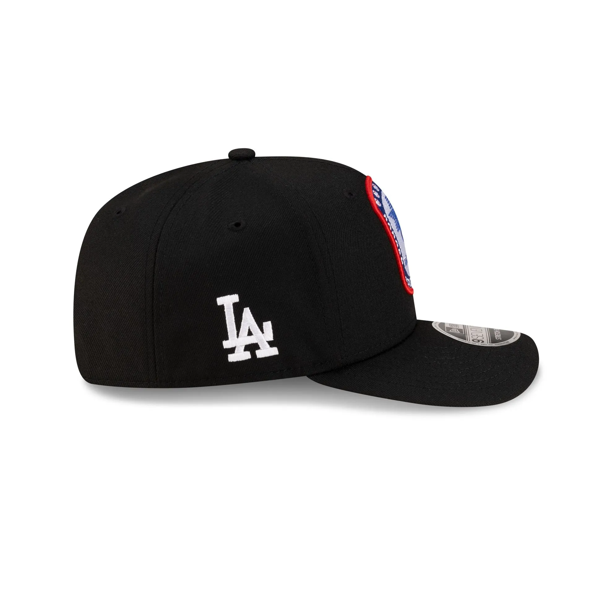 Los Angeles Dodgers 1984 Olympics Black 9SEVENTY Stretch-Snap Hat sold by New Era product image thumbnail 4