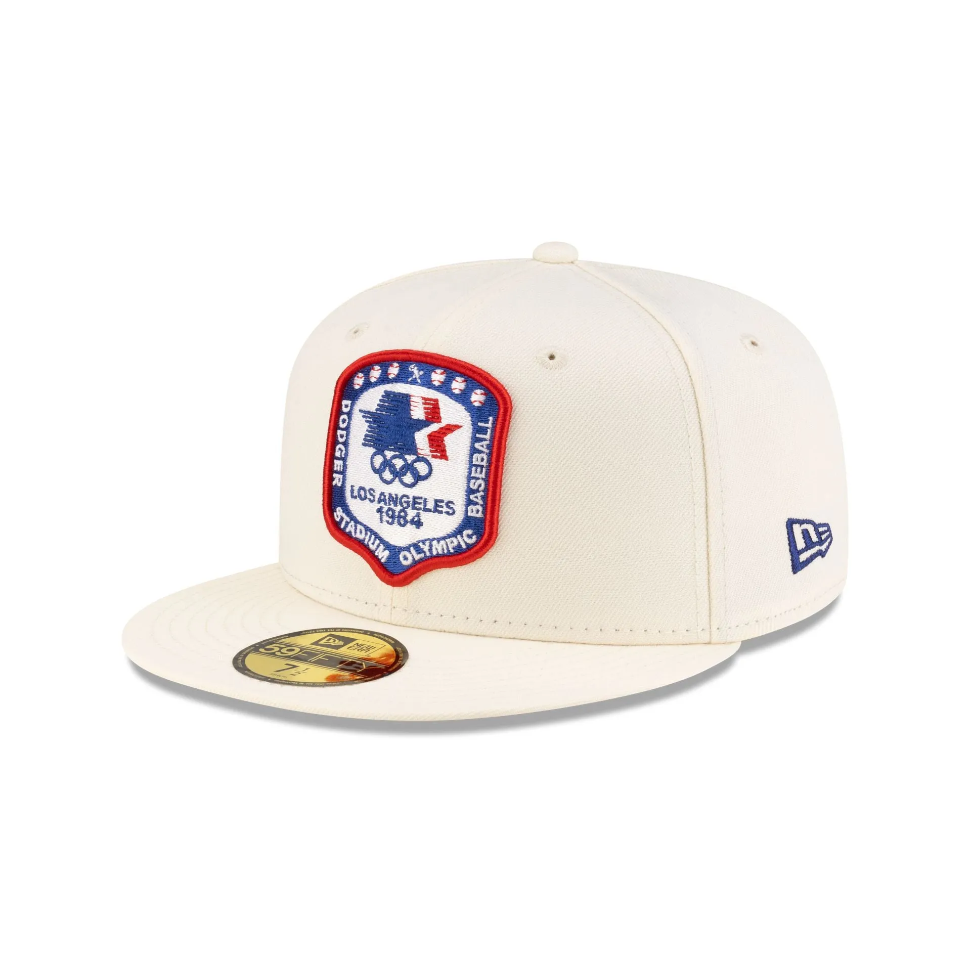Los Angeles Dodgers 1984 Olympics Chrome White 59FIFTY Fitted Hat sold by New Era product image thumbnail 3