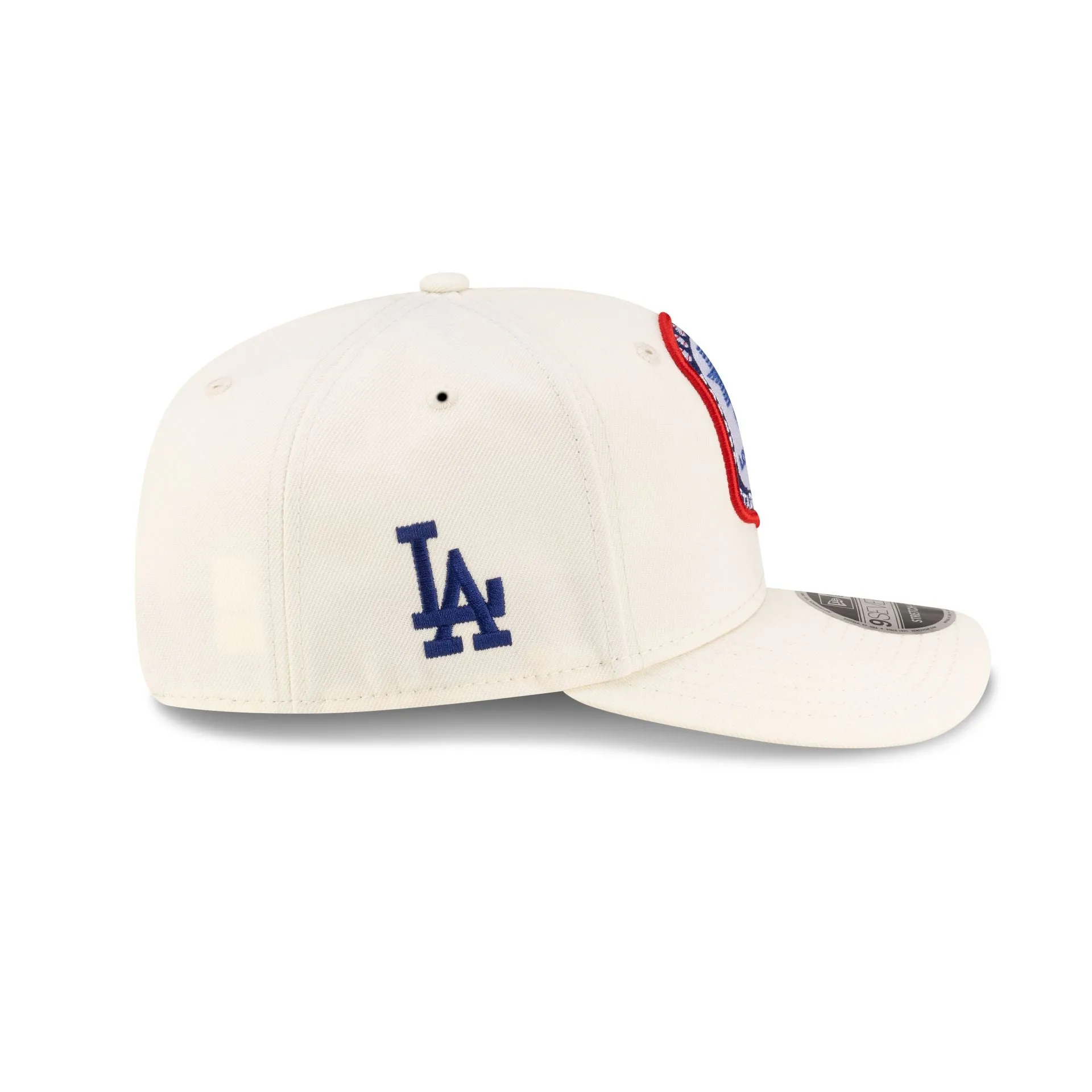 Los Angeles Dodgers 1984 Olympics Chrome White 9SEVENTY Stretch-Snap Hat sold by New Era product image thumbnail 4