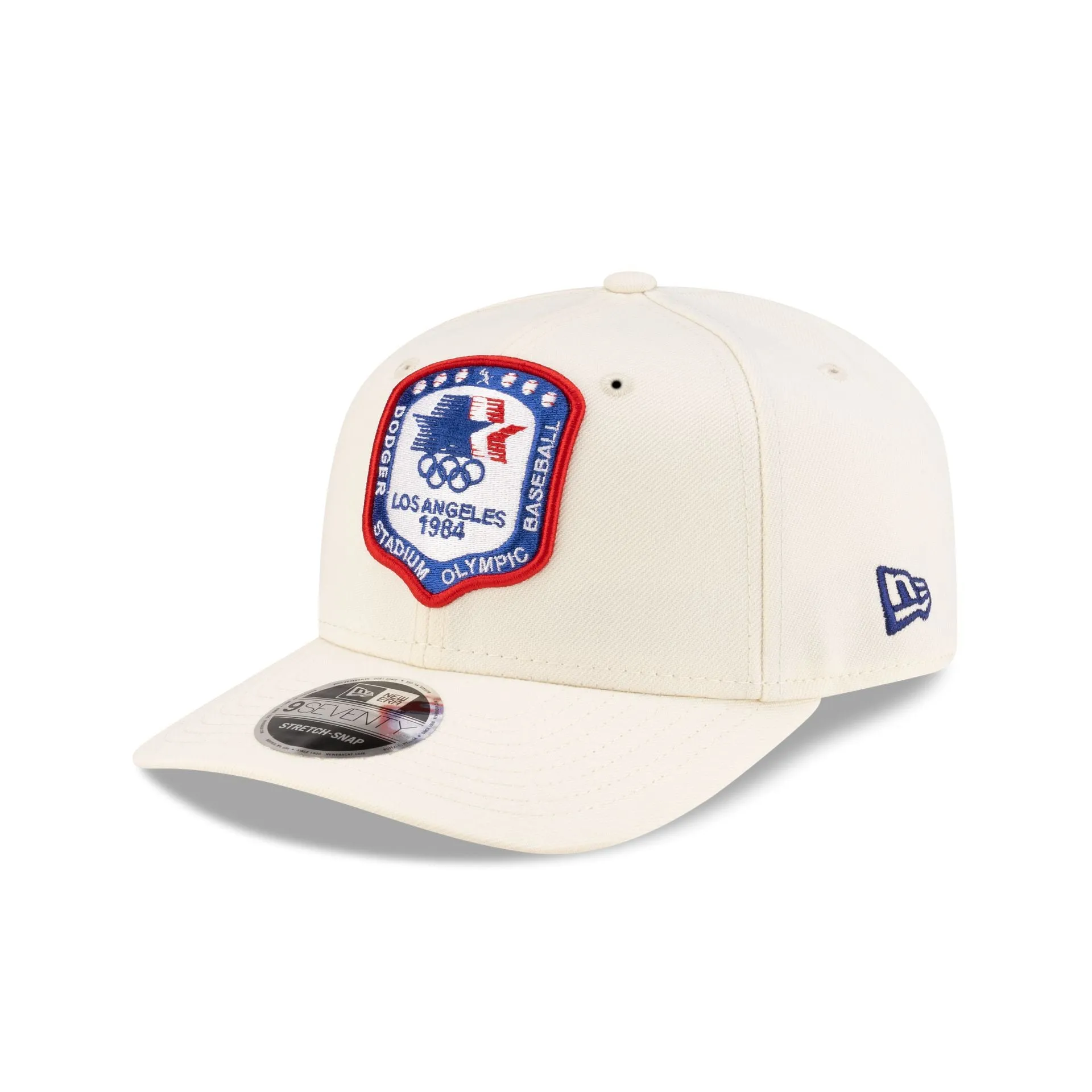 Los Angeles Dodgers 1984 Olympics Chrome White 9SEVENTY Stretch-Snap Hat sold by New Era product image thumbnail 3