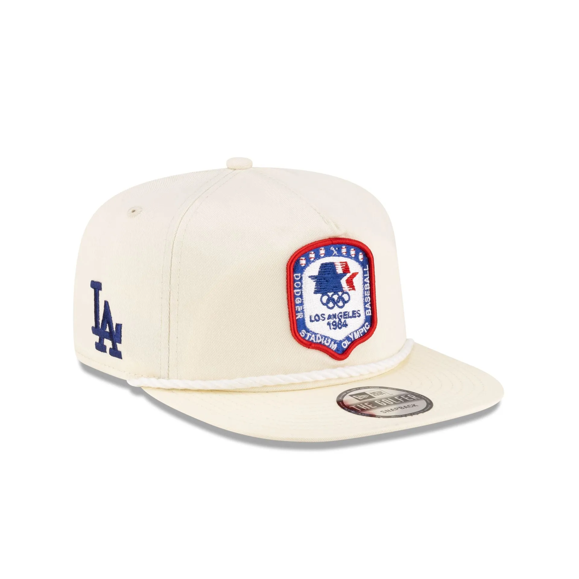 Los Angeles Dodgers 1984 Olympics Chrome White Golfer Hat sold by New Era