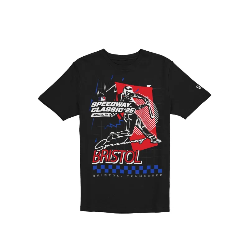 MLB Speedway Classic Black T-Shirt made by New Era