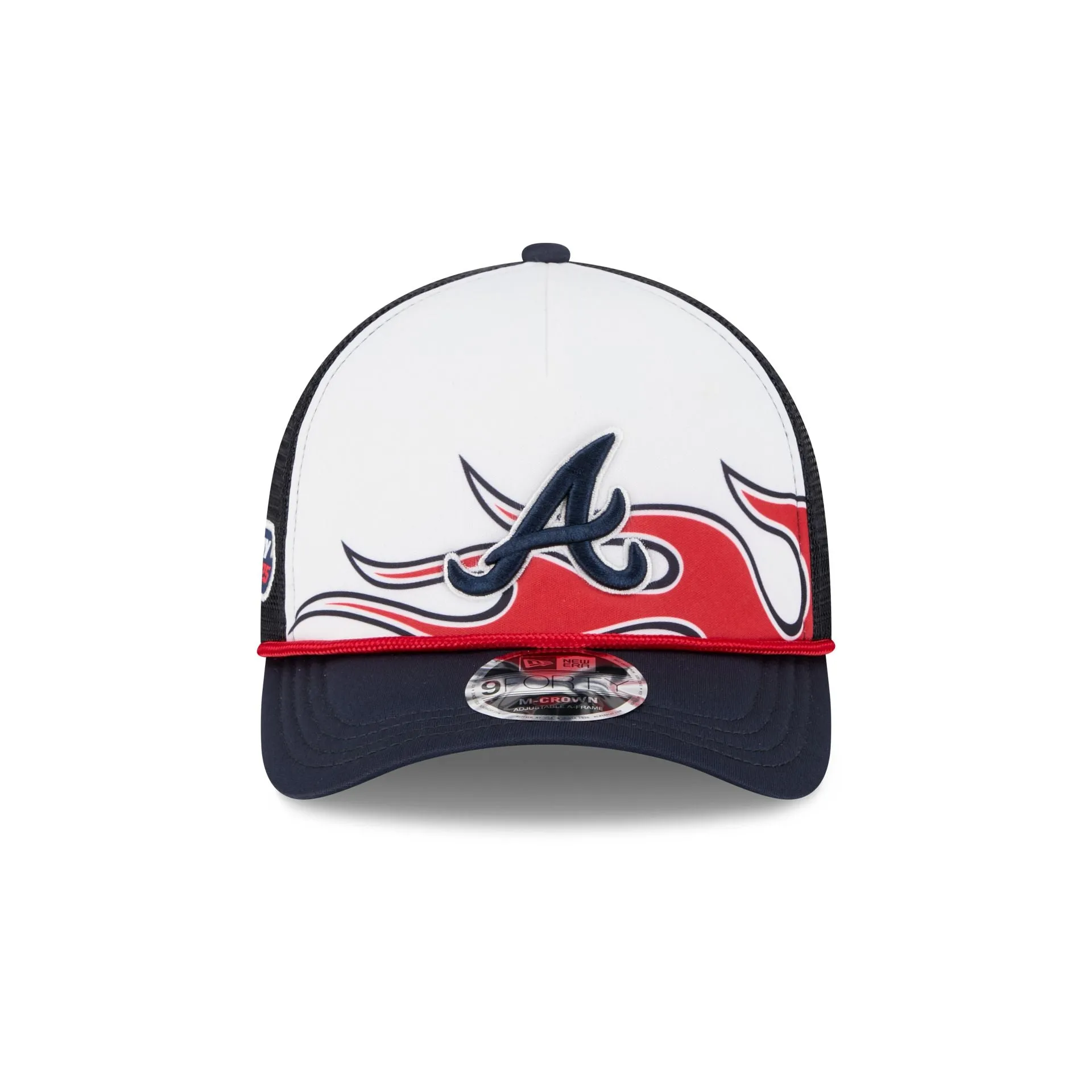 Atlanta Braves Speedway Classic Fan Pack 9FORTY M-Crown A-Frame Trucker sold by New Era product image thumbnail 2