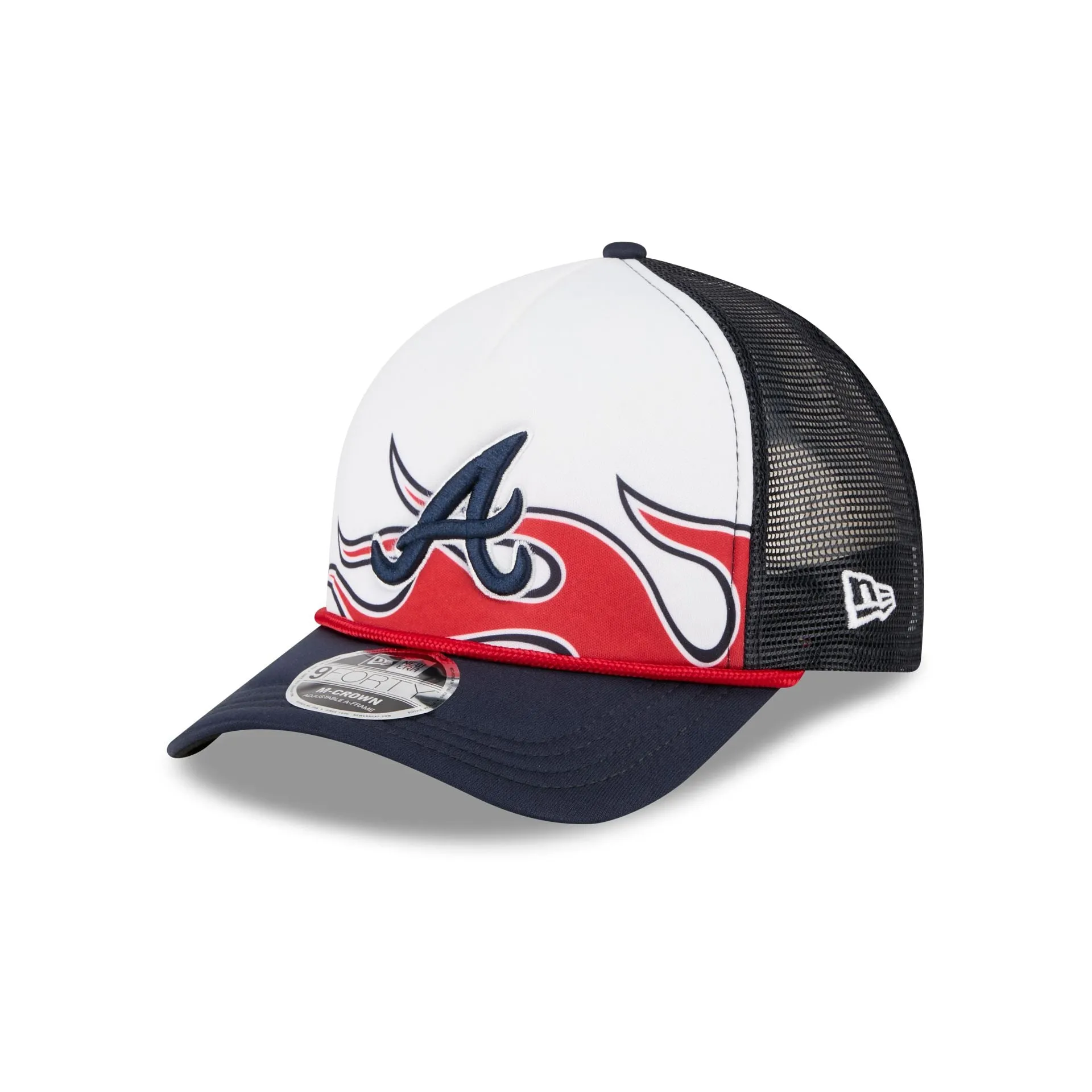 Atlanta Braves Speedway Classic Fan Pack 9FORTY M-Crown A-Frame Trucker sold by New Era product image thumbnail 3