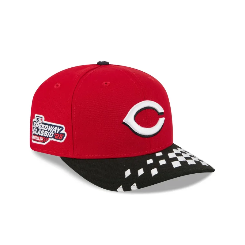 Cincinnati Reds Speedway Classic 9SEVENTY Stretch-Snap Hat sold by New Era