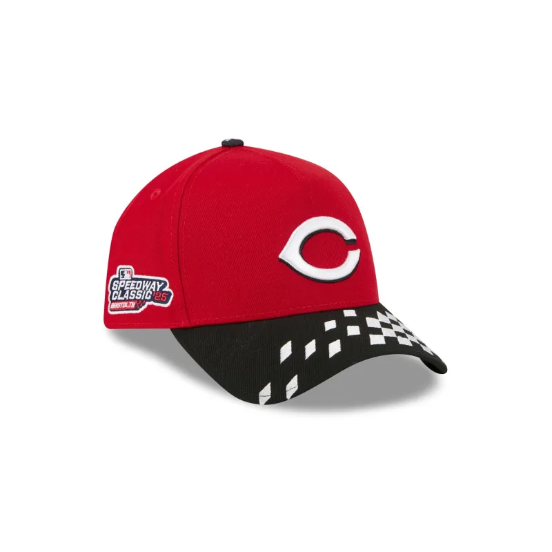 Cincinnati Reds Speedway Classic 9FORTY A-Frame Snapback Hat sold by New Era