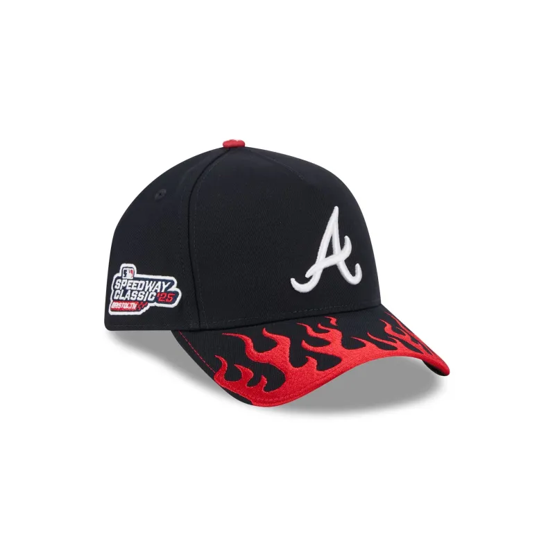 Atlanta Braves Speedway Classic 9FORTY A-Frame Snapback Hat sold by New Era