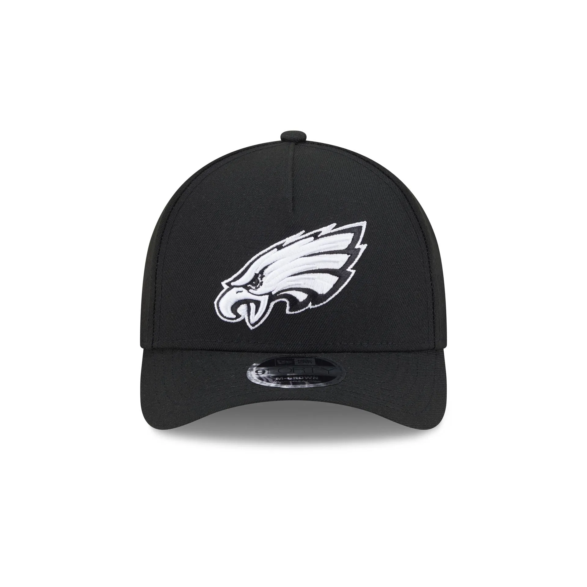Philadelphia Eagles Black & White 9FORTY M-Crown A-Frame Snapback Hat sold by New Era product image thumbnail 2